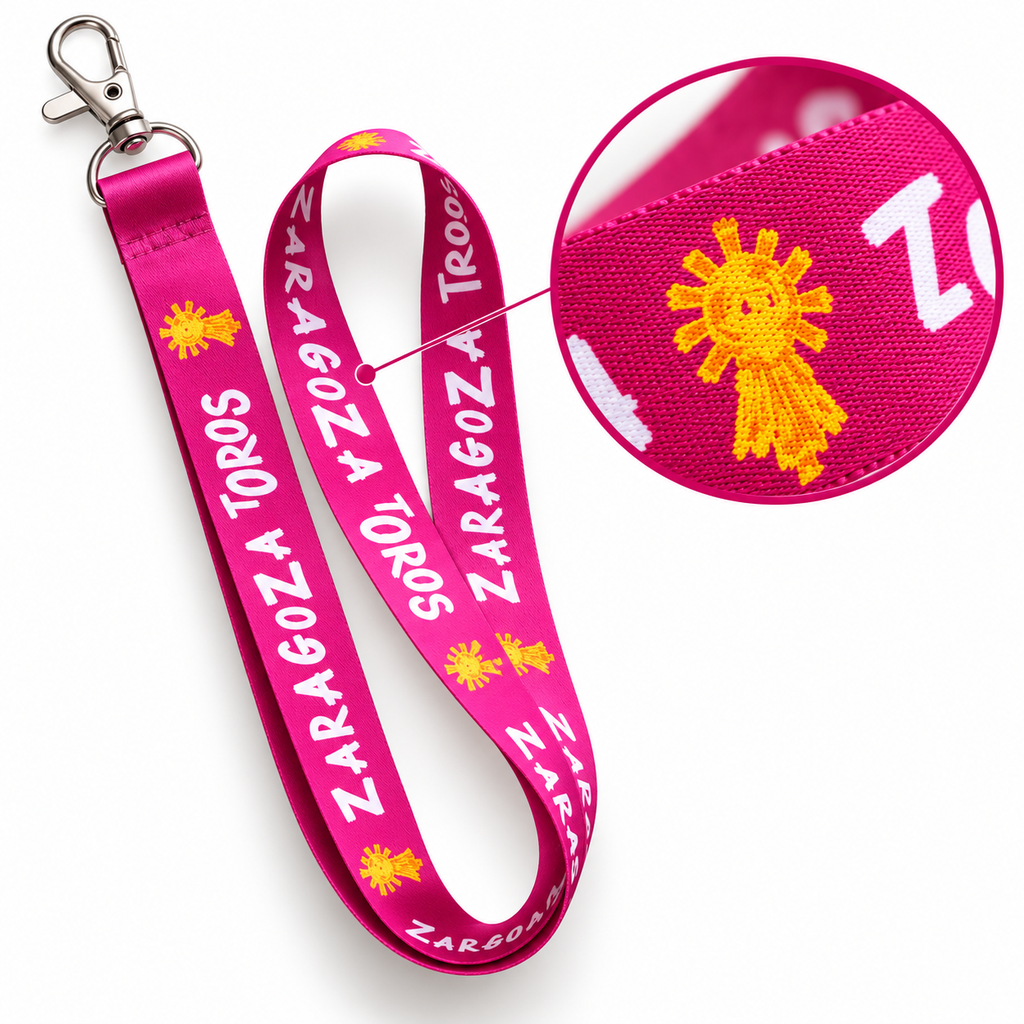 Lanyard Oficial Zaragoza Toros – Feria del Pilar 2026