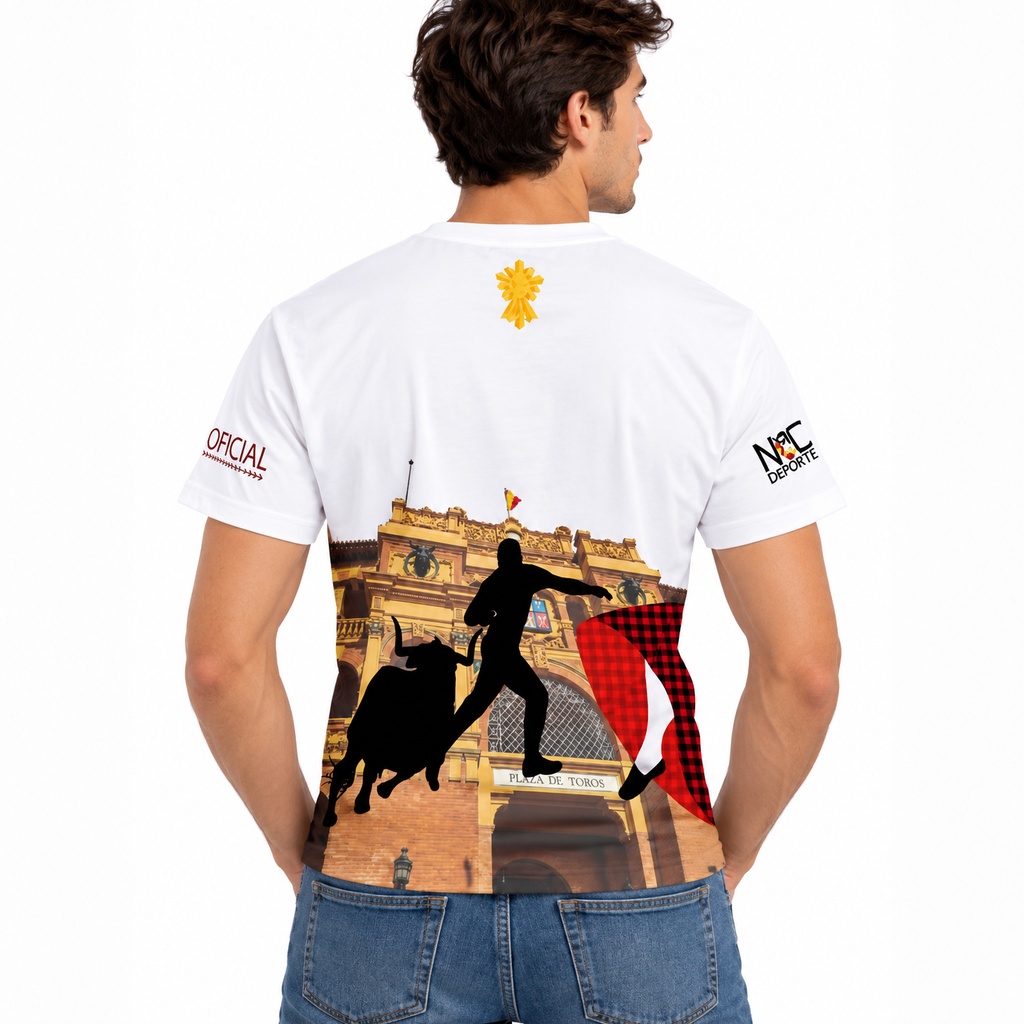 Camiseta Oficial de Recortadores con anillas - Feria del Pilar 2026